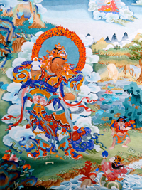 唐卡 心50  70  框80  110 精品刺绣作品   2-4丝绣制